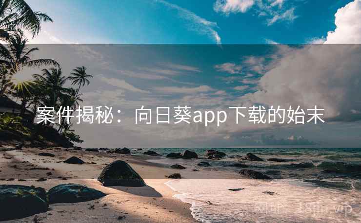 案件揭秘：向日葵app下载的始末