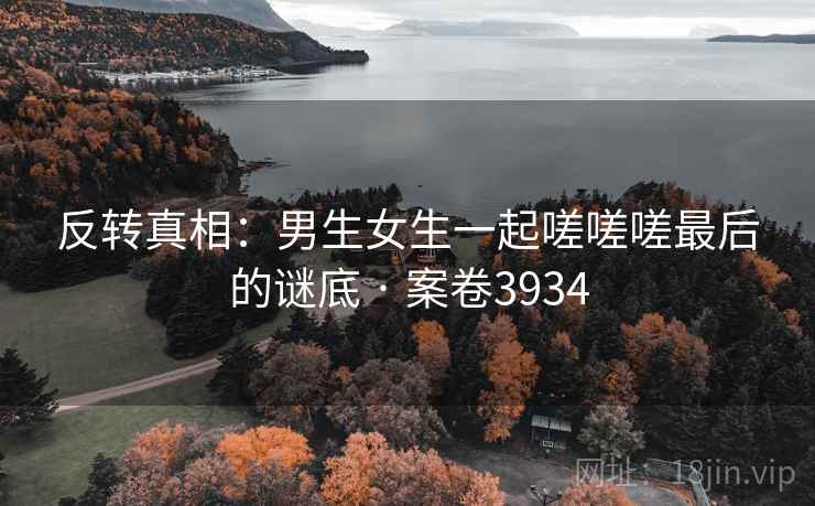 反转真相：男生女生一起嗟嗟嗟最后的谜底 · 案卷3934  第2张