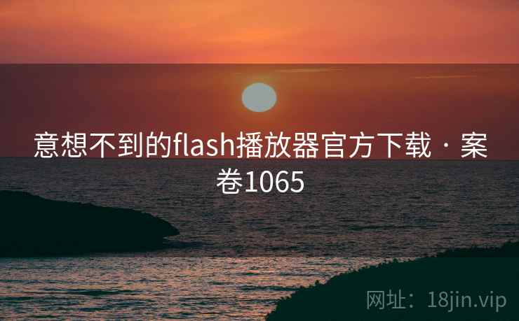 意想不到的flash播放器官方下载 · 案卷1065