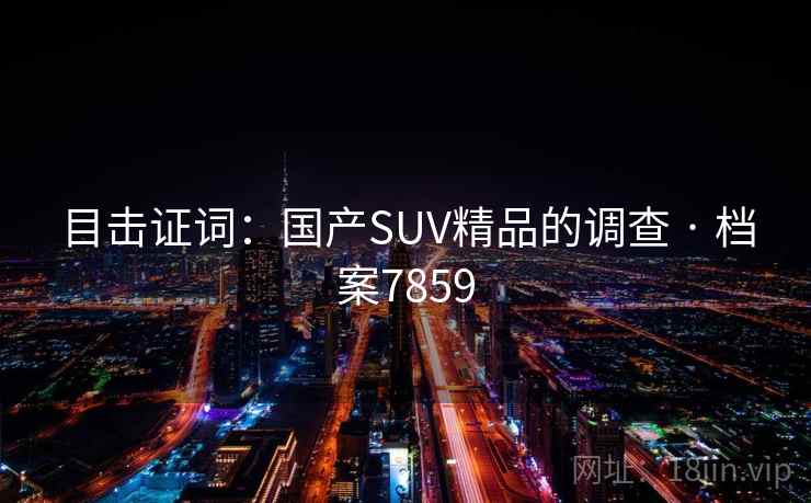 目击证词:国产SUV精品的调查 · 档案7859 第1张 目击证词:国产SUV精品的调查 · 档案7859 第1张
